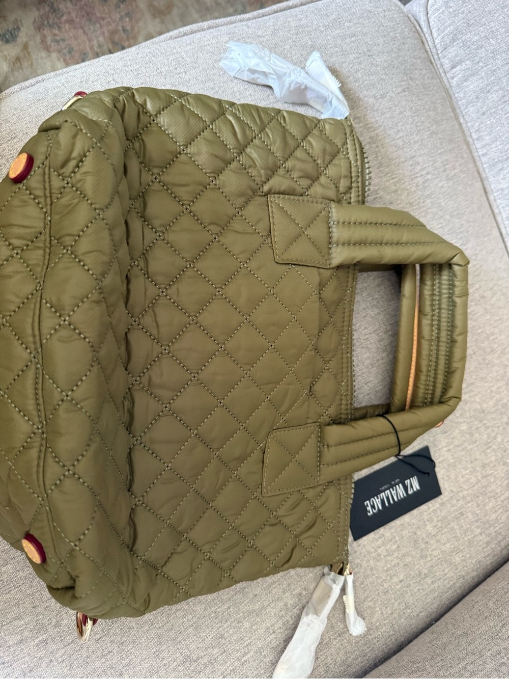 NWT MZ Wallace small Sutton in Moss - Picture 3 of 4